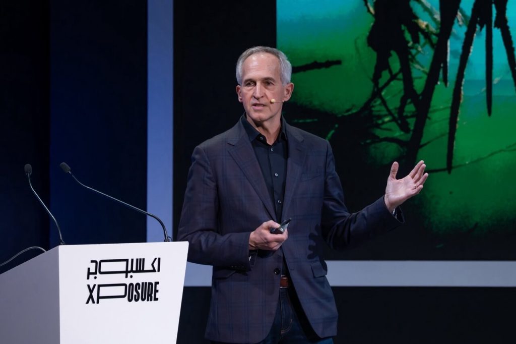 Brian Skerry during a talk titled Ocean Soul