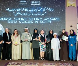 MBRSC Sci-Fi Story Award Winners 2026. Image Courtesy: Emirates Literature Foundation